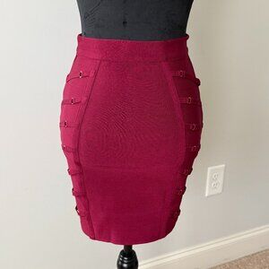 Sexy, bandage type mini skirt, size small